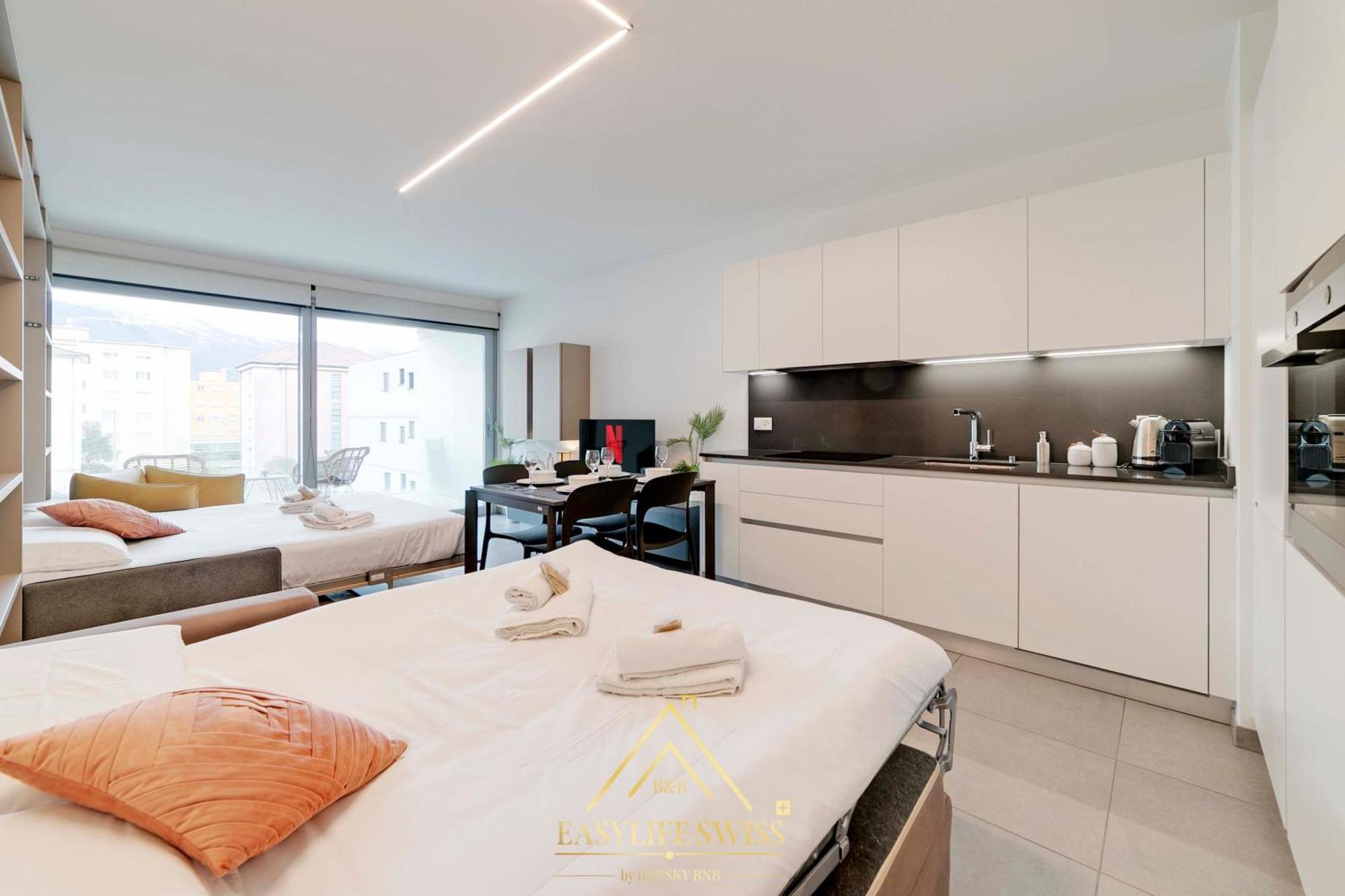 Avorio Wonderful And Modern Loft In -by Easylife Swiss * Bellinzona