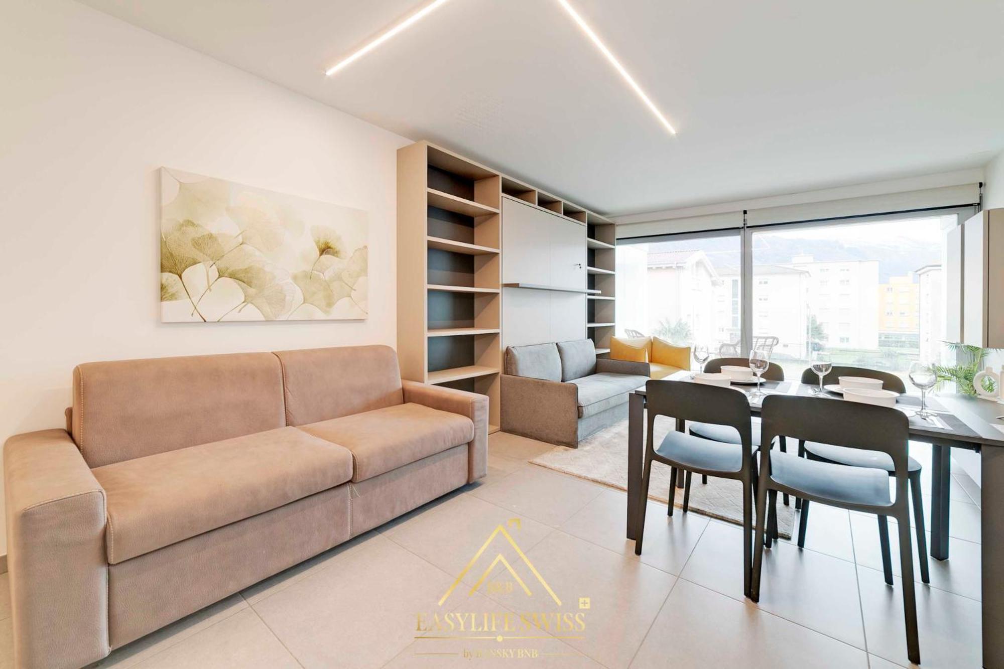 Avorio Wonderful And Modern Loft In -by Easylife Swiss Apartmán Bellinzona