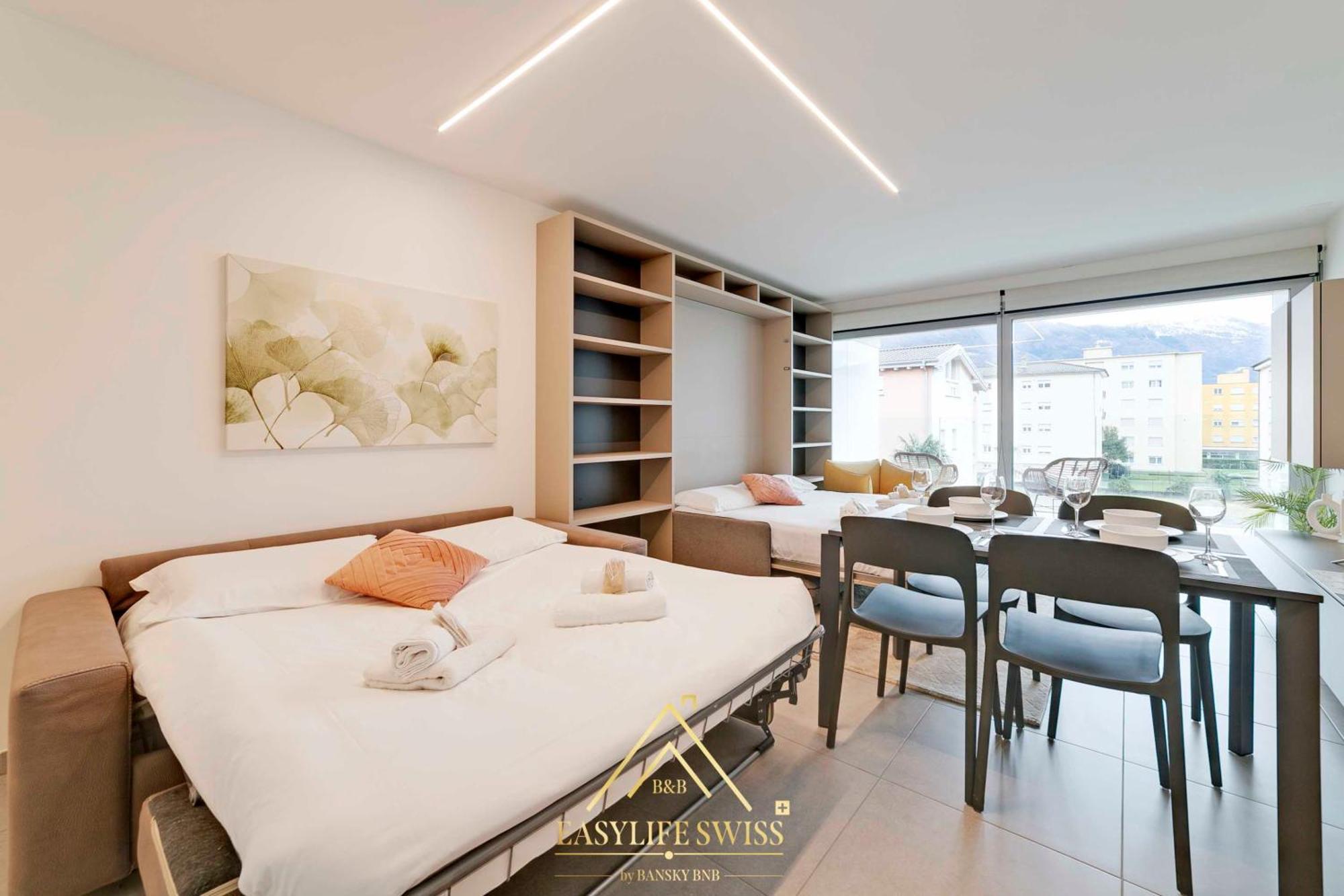 Apartmán Avorio Wonderful And Modern Loft In -by Easylife Swiss Bellinzona